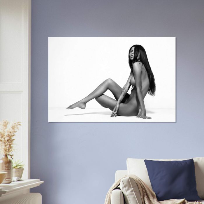 schwarz-weiß Porträt, PlumaArt - Premium Kunst Fotos und Bilder