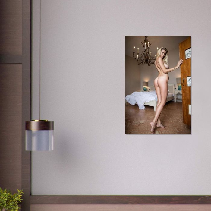 Sinnliche Aktfotografie im luxuriösen Schlafzimmer, PlumaArt - Premium Kunst Fotos und Bilder