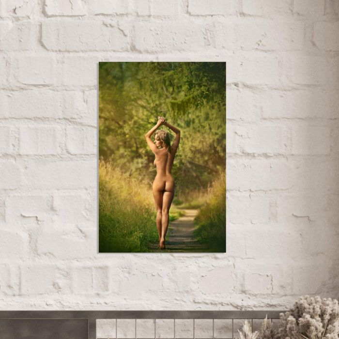 Nackte Frau in der Natur Fotografie, PlumaArt - Premium Kunst Fotos und Bilder